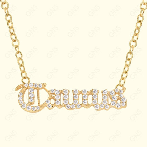 GNS - Gold Zodiac Necklace Taurus