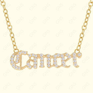 GNS - Gold Zodiac Necklace Cancer