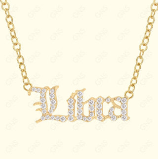 GNS - Gold Zodiac Necklace Libra