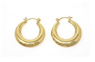 C&L - Gold Pincatch Hollow Earrings (PHG9)