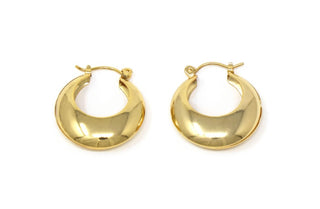 C&L - Gold Pincatch Hollow Earrings (PHG5)