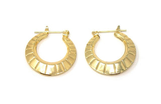 C&L - Gold Pincatch Hollow Earrings (PHG10)