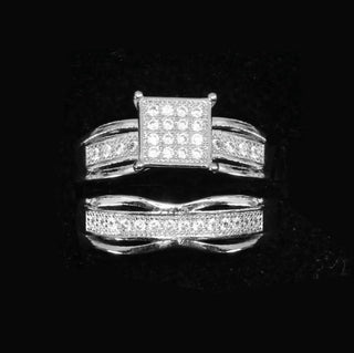 GNS - SILVER WEDDING RING (CZR12S)