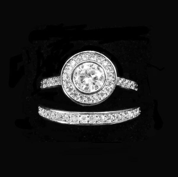 GNS - SILVER WEDDING RING (CZR11S)