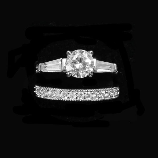 GNS - SILVER WEDDING RING (CZR03S)