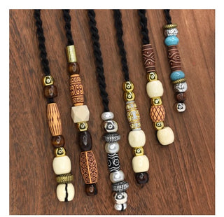 MAGIC COLLECTION - Hair Beads Wood Beads #WOODMIX-9