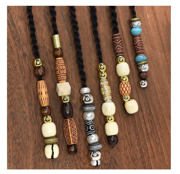 MAGIC COLLECTION - Hair Beads Wood Beads #WOODMIX-7