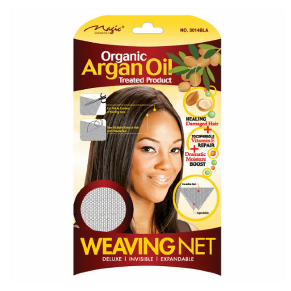 MAGIC COLLECTION - Organic Argan Oil Treated Product Weaving Net BLACK