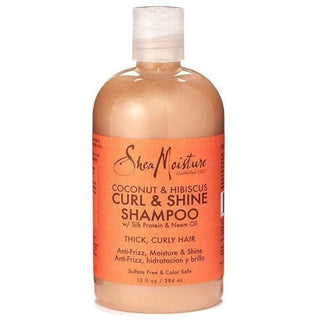 Shea Moisture - Coconut and Hibiscus Curl and Shine Shampoo Cleanse and Hydrate
