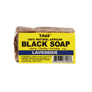 TAHA - 100% Natural African Black Soap Lavender