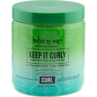 Texture My Way - Keep It Curly Shea Butter & Olive Oil Ultra-Defining Curl Pudding