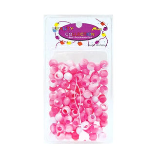 BEAUTY COLLECTION - Round Hair Bead Tone Pink