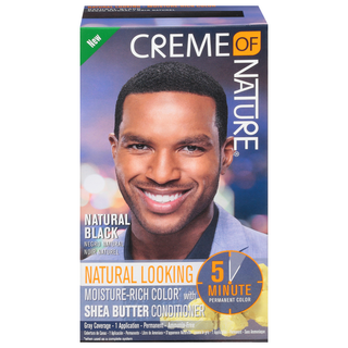 Creme Of Nature - Men Natural Looking Moisture Rich Hair Color NATURAL BLACK