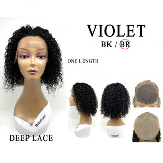 BELLATIQUE - 15A Quality 4x4 Lace Wig VIOLET (HUMAN HAIR)