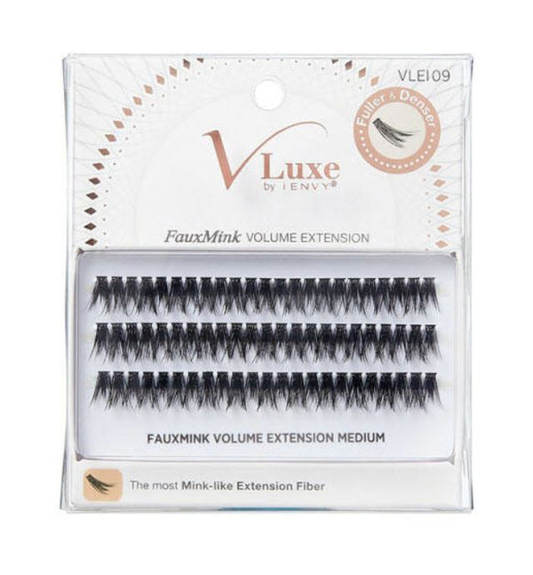 KISS - VLUXE FAUX MINK VOLUME EXTENSION CLUSTER MEDIUM