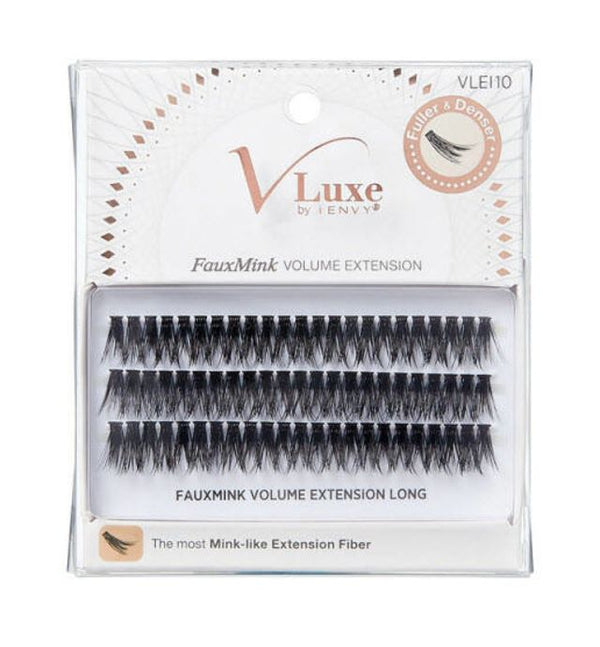 KISS - VLUXE FAUX MINK VOLUME EXTENSION CLUSTER LONG