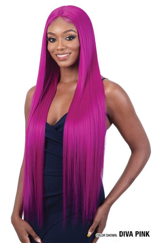 Buy diva-pink ORGANIQUE - WL LIGHT YK ST 36" ORGQ LACE FRONT WIG