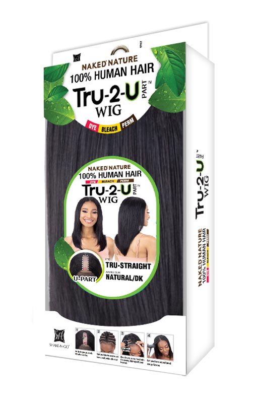 NAKED NATURE - 100% Human Hair TRU-STRAIGHT Wig (HUMAN HAIR)