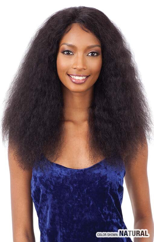 NAKED NATURE - WET AND WAVY DEEP CURL LACE FRONTAL WIG (100% HUMAN)