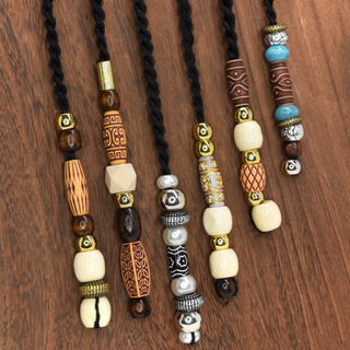 MAGIC COLLECTION - Hair Beads Wood Beads #WOODMIX-12