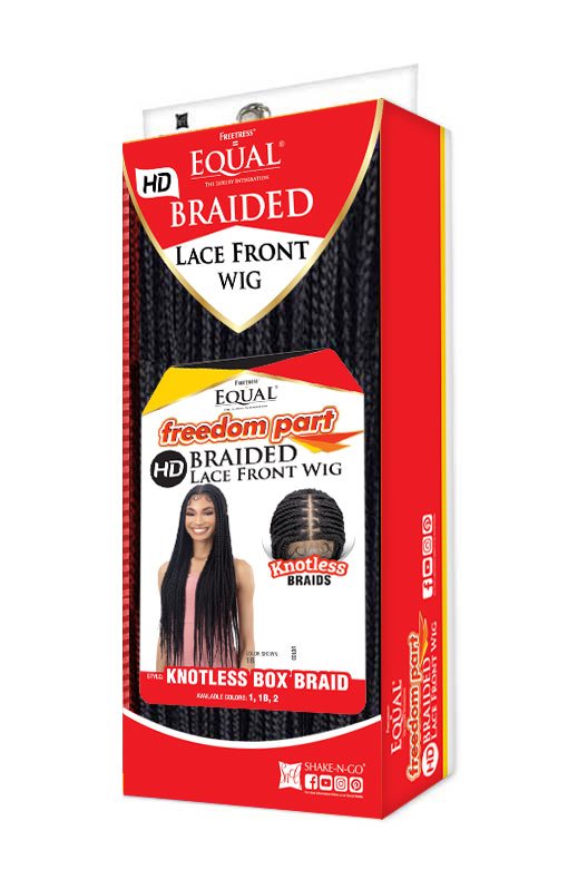 FREETRESS - EQUAL LACE FRONT KNOTLESS BOX BRAID WIG