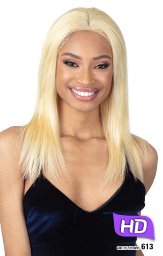 Buy 613-blonde GIRLFRIEND - 100% Virgin Human Hair HD 13"X4" Lace Frontal Wig STRAIGHT 18" (HUMAN)