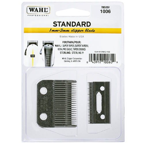 WAHL - 2-Hole Clipper Blade 1006 1mm-3mm