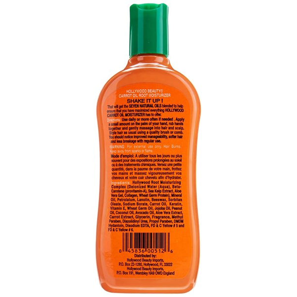 HollyWood Beauty - Carrot Oil Root Moisturizer Hair Lotion