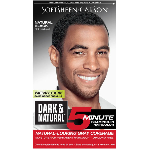 SoftSheen Carson - Dark & Natural 5 Minute Shampoo-In Hair Color Natural Black