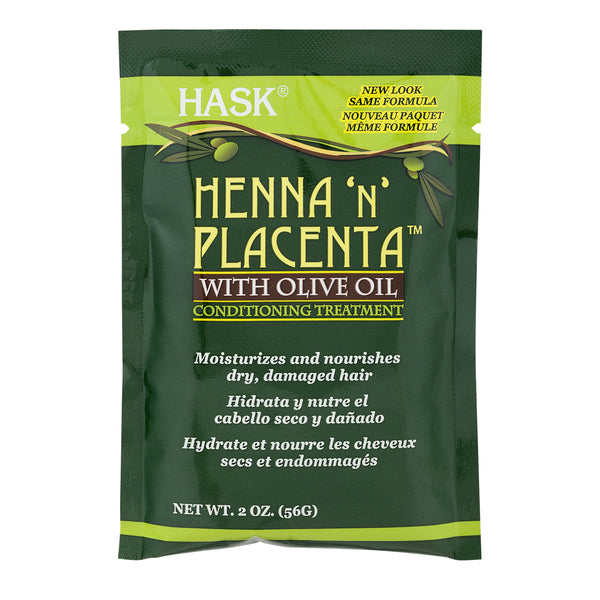 Hask - Henna N Placenta Conditioning Treatment With Olive Oil