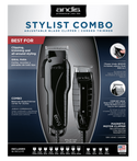 ANDIS - Stylist Combo Adjustable Blade Clipper/Corded Trimmer