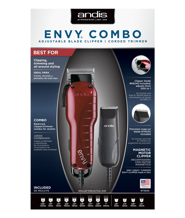 Andis - Envy Combo Corded Trimmer