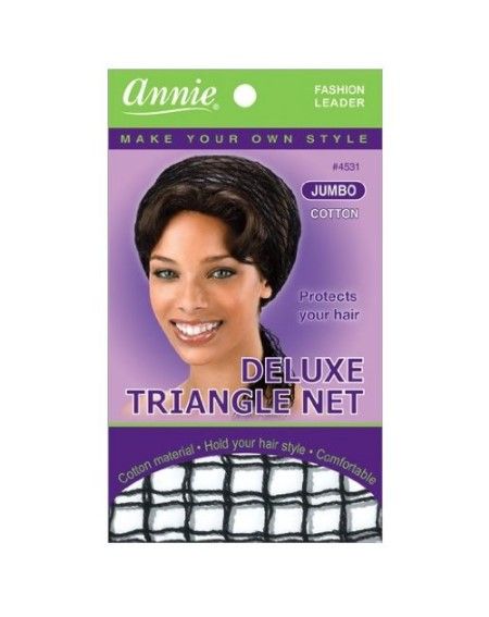 ANNIE - Deluxe Triangle Net Jumbo Cotton BLACK