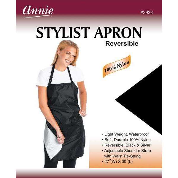 ANNIE - Stylist Apron Reversible Black