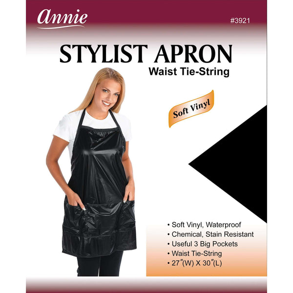 ANNIE - Stylist Apron Waist Tie-String Soft Vinyl