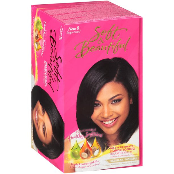 Soft & Beautiful - No-Lye Ultimate Conditioning Relaxer System REGULAR