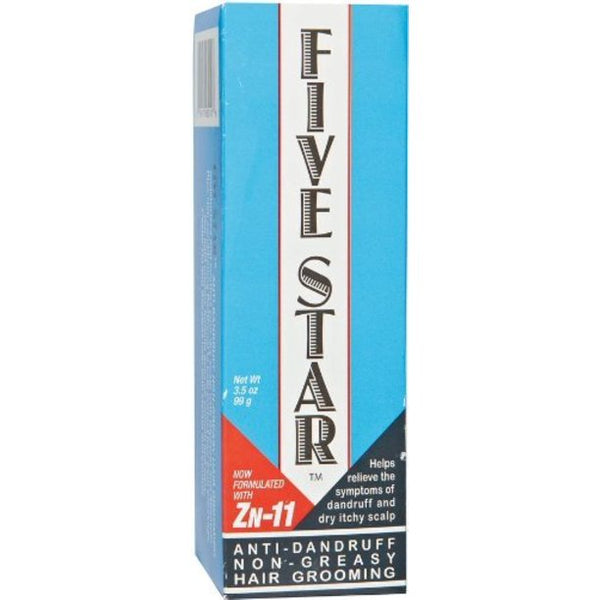 FIVE STAR - Light Creamy Formula Anti Dandruff Non-Greasy Hair Grooming