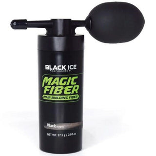 BLACK ICE - Professional Magic Fiber Hair Building Fiber With Applicator