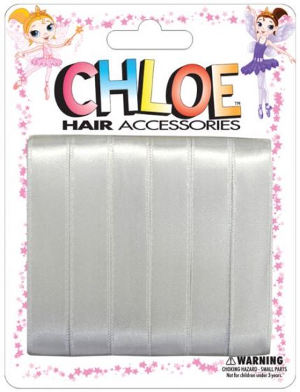 CHLOE - Hair Ribbons Silver (BR2901SV)