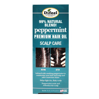 Difeel - 99% Natural Blend! Peppermint Premium Hair Oil Scalp Care