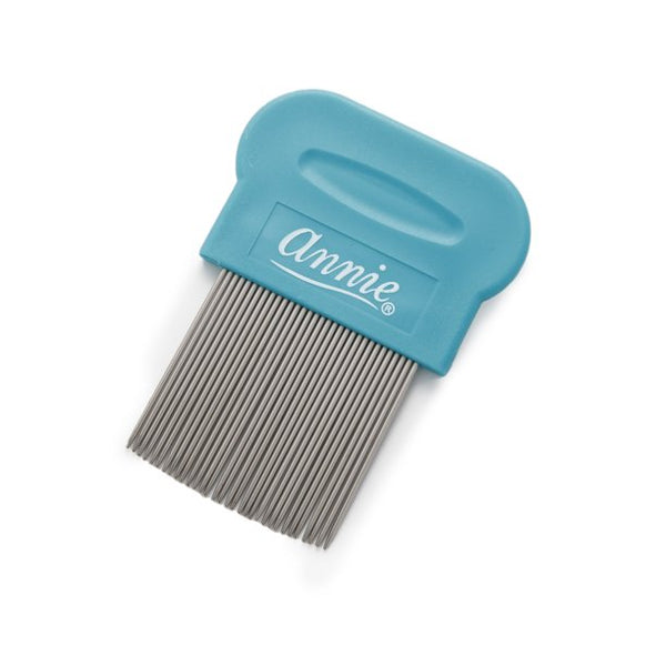 ANNIE - Metal Teeth Lice Comb Blue