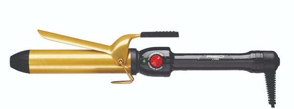 KISS - RED 1 1/4' CERAMIC TOURMALINE CURLING IRON