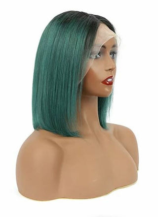 Buy t1b-turquoise BELLATIQUE - 15A Quality 100% Virgin Brazilian Remy Full Lace Wig COCO (HUMAN HAIR)
