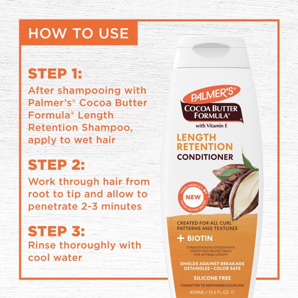 PALMER'S - Cocoa Butter Length Retention Conditioner