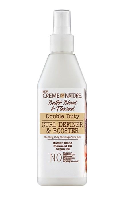 Creme of Nature - Butter Blend & Flaxseed Double Duty Curl Definer & Booster