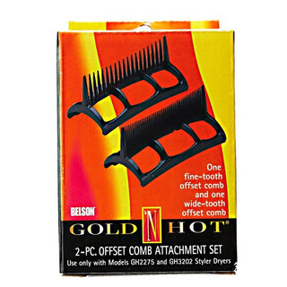 Gold N Hot - Professional 2-PC Offset Comb Attachment Set