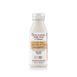 Creme of Nature - Butter Blend & Flaxseed Double Duty Detangle & Slip Shampoo