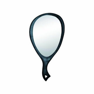 MAGIC COLLECTION - Tear Drop Shaped Hand Mirror BLACK FRAME