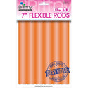 DREAM WORLD - 7" Long Flexible Rods 12pcs ORANGE