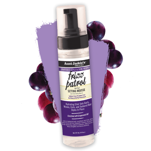 Aunt Jackie's - Grapeseed Frizz Patrol Setting Mousse